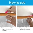 thumbnail image 3 of Floor Transition Strip Pano Self Adhesive PVC 2m Brown, 3 of 6