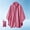 Hot Pink, variant on HOMBOM Adults Waterproof Rain Ponchos PU Raincoat Hooded Emergency Outdoor Rain Jacket for Women Lightweight