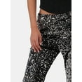 thumbnail image 4 of No Boundaries High Rise Sequin Flare Pants, Women's and Women's Plus, 4 of 5