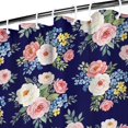 thumbnail image 3 of Daisy Pioneer Flower and Sunflowers Modern Waterproof Shower Curtain Set with 12 Hooks, Washable Decorative Bathroom Shower Curtain, 3 of 6