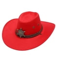 thumbnail image 3 of Sombrero para el sol de verano para exteriores, sombrero de vaquero occidental, sombrero de jazz para hombres y mujeres, sombrero para el sol de viaje, sombrero de playa de ala grande, 3 of 6