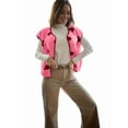 thumbnail image 6 of Female Fleece Vest Coat Pink L, 6 of 9