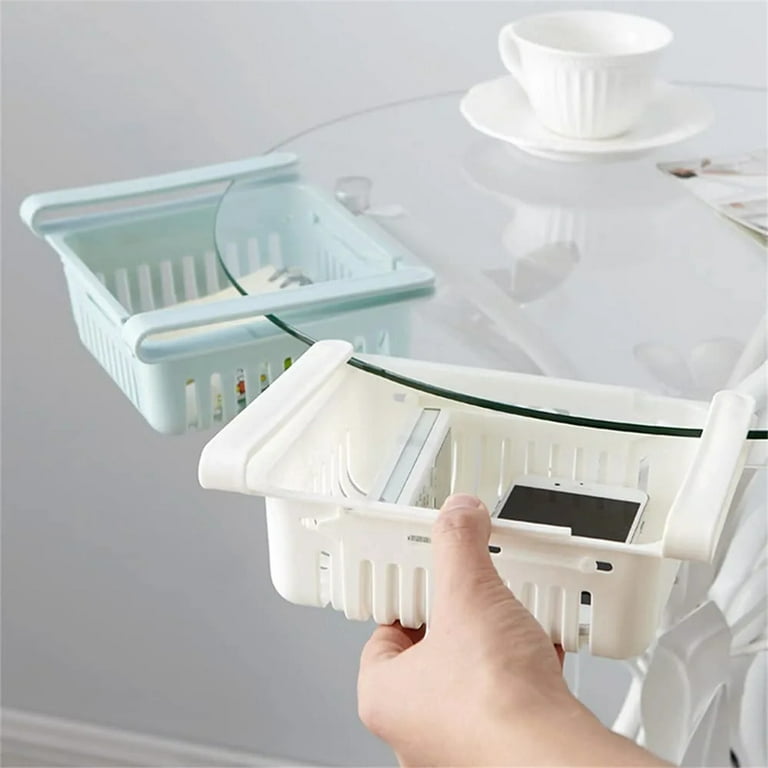 Retractable Fridge Drawer Organizer Food Fruit Containers for