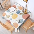 thumbnail image 2 of Fall Pumpkins Leaves Pattern Square Tablecloth,Waterproof Square Table Cover,Wipeable Spillproof Washable Table Cover for Home Kitchen Party Decor 42"X42"(107x107cm), 2 of 6