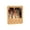 A, variant on Christmas Decorations Christmas Gift Santa Claus Cabin Luminous Wooden House Desktop Ornaments Painted LED Night Light Decorations Up to 50% off