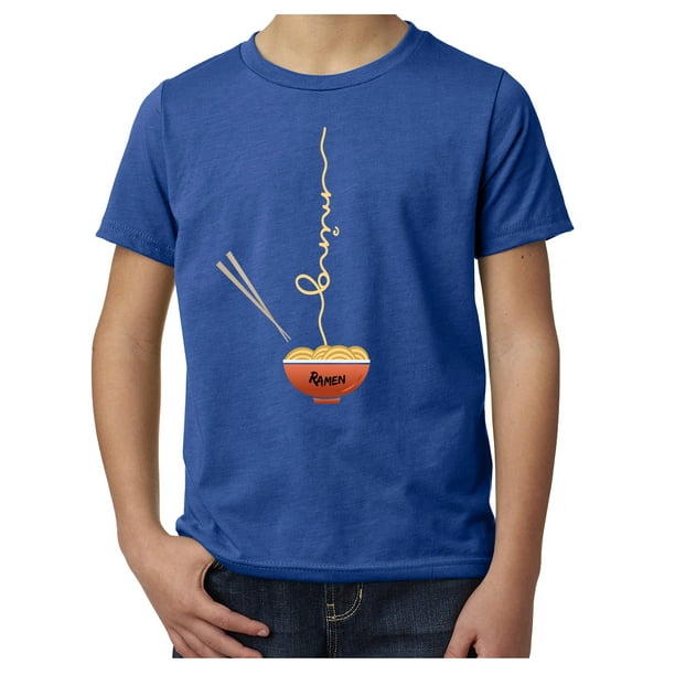 Mato & Hash Ramen Noodle Tshirts for Kids, Personalized Children