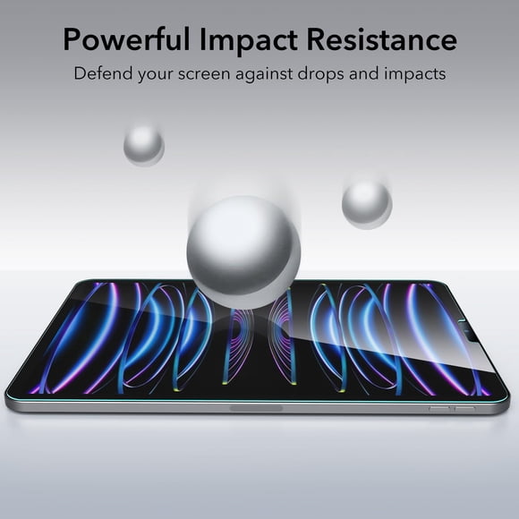ESR 2 Pack Screen Protector for iPad Air 5th/4th Generation (2022/2020) iPad Pro 11 Inch (2022/2021/2020/2018) Screen Protector Tempered-Glass Film with Alignment Frame Anti-Scratch HD Clarity