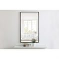 thumbnail image 3 of Metal frame Rectangle Mirror 24 inch Black, 3 of 5