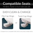 thumbnail image 3 of Kit de fijación para asiento de inodoro Mayfair Stay·Tite Upgrade de 1 x 6 cm, 3 of 7