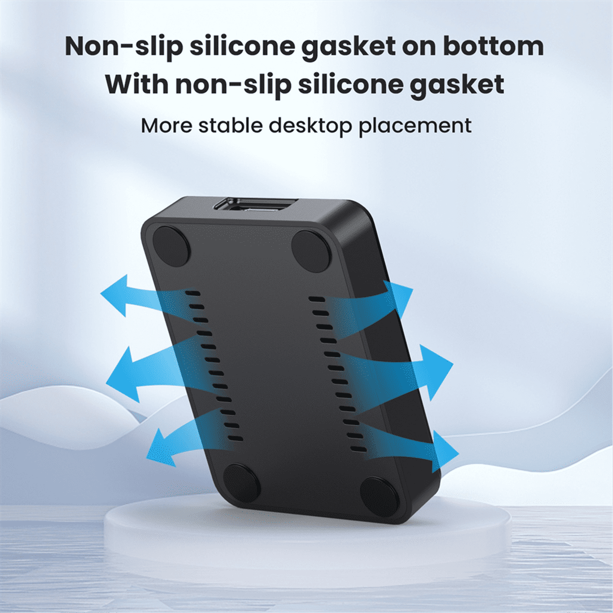M.2 NVMe &SATA to USB C Docking Station Dual Protocol Adapter 10Gbps External SSD Enclosure with 2in1