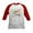 Red/White, variant on CafePress - Christmas Owl Kids Baseball Jersey - Kids Cotton Baseball Jersey, 3/4 Sleeve Shirt