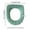 Green, variant on Bathroom Soft Thicker Warmer Stretchable Toilet Seat Cover Pads, Washable Cloth Cozy Comfort All Year Round Let Your Butt Enjoy Never Felt Warm And Cozy In The Winter