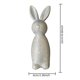 thumbnail image 3 of Decoraciones de Pascua, adornos de Pascua, regalos de Pascua, ideas para adornos de conejito de Pascua con purpurina dorada y plateada, adorno de conejo de PVC con purpurina brillante., 3 of 6