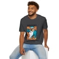 thumbnail image 7 of Funny Shark Music Lovers Parody Novlety Men T-shirt, 7 of 7