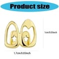 thumbnail image 5 of lanema Practical Sturdy Copper Plated Heart Shaped Grillzs Fashion Accessory for Comfortable Wear at Any Event Daily Use, 5 of 8