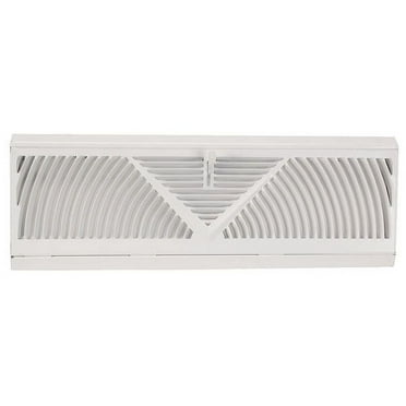 WELLAND 15" Wood Vent Floor Register Baseboard Diffuser, Unfinished Red ...