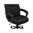 thumbnail image 3 of Click365 Transform 1.0 Ergonomic Mid Back Desk Chair Bonded Leather Black, 3 of 8