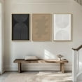 thumbnail image 4 of Neutral Singg Wall Art for Living Room, 3 Piece Modern Canvas Prints Paintings Artwork for Walls-Tan Beige Brown Minimalist Pictures for Living Room Hallway Bedroom Wall Decor, 4 of 6