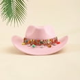 thumbnail image 3 of OUSITAID 1pc Kid‘s Western Cowboy Hat - Suitable For Festivals  Parties  Traveling And More, 3 of 6