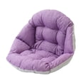 thumbnail image 2 of Cojín de repuesto para hamaca, silla colgante, cojín de asiento para cesta, almohadilla de asiento para el hogar, patio, oficina, sala de estar. Violeta, 2 of 8