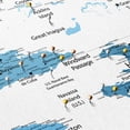 thumbnail image 3 of Elephant Stock Adventures Baby Blue Push Pin Caribbean Map Wall Art - Map Canvas Art - 39" x 26", 3 of 8