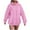 Pink, variant on Kaprioy Womens Oversized Hoodies Fleece Hooded Sweatshirts Casual Comfy Tops 2025 Fall Fashion Clothes with Pockets Pink, L