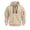 Khaki, variant on Mens Tactical Hoodie Lightweight Quarter Zip Pullover with Pocket | Lightweight Pullover Sweatshirts, Zipper Pocket, Casual Daily Wear