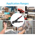 thumbnail image 4 of Cable Crimper Crimping Tool Crimping Plier Wire Rope Crimper Hand Tools Wire Rope Crimper Carbon Steel Hand Cable Crimping Plier 0.1-2.2mm Crimp Range, 4 of 8