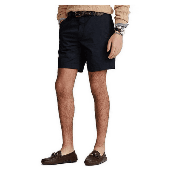$98.50 Polo Ralph Lauren Men's, Straight-Fit Stretch 8 Shorts, Navy, 30