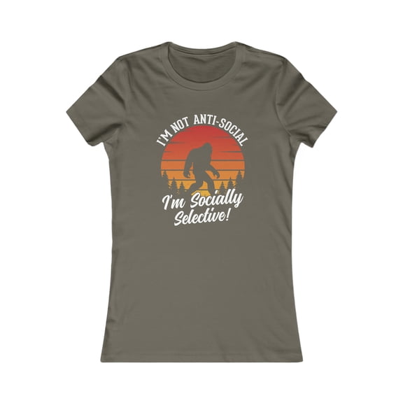 I'm not antisocial Women's Favorite Tee