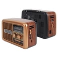 thumbnail image 1 of Full Band Portable Shortwave Radio, AM  SW Weather Radio, Dual Power Supply Emergency Radio with Multi Source Music Playback, for Home Kitchen Outdoor, 1 of 7