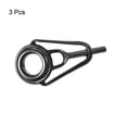 thumbnail image 3 of 1.4mm Tube Dia Stainless Steel Fishing Rod Tips Repair Kit Ring Guide, 3 Pack, 3 of 6