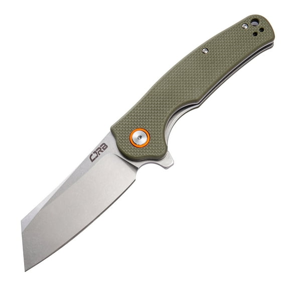 CJRB Crag Pocket Folding Knife,J1904-GNF(Green G10)
