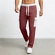 thumbnail image 5 of Ceisia Men's Casual Waffle Knit Drawstring Cargo Pants with Contrast Pockets Red L Gifts, 5 of 7