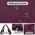thumbnail image 5 of Gynky Travel Duffel Bag for Women Men Waterproof Carry On Expandable Duffle Tote Shoulder Weekender Overnight Bags w/ 3 Front Pocket/Wet Dry Pocket/Trolley Sleeve, Sport Dance Gym Luggage, Fuchsia, 5 of 11