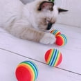 thumbnail image 5 of 10 Pieces Cat Foam Ball, Cat Foam Toy Ball, Cat Foam Ball, for Pets, Interactive Toys, Cat Rebound Training, Increase Cat Fun, 5 of 5