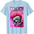 thumbnail image 1 of T-Shirt Art Fan Crâne Rose Mode Chemise Mode Homme Manches Courtes, 1 of 2