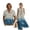 Crane Sun Sea Wave, variant on FOR U DESIGNS Green Tree Leaf Print Matching Outfits Linen-Style Couple Clothes Sets Sleeveless Summer Dresses for Women, Men's Casual Button-Down Shirts