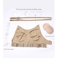 thumbnail image 4 of Exerin Women's Low Back Bras Wirefree Unpadded Backless Dance Bra with Convertible Straps, 4 of 7