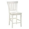 thumbnail image 3 of Jofran Madaket Rustic Solid Reclaimed Pine Slat Back Bar Stool (Set of 2), 3 of 3