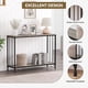 thumbnail image 5 of 2 niveles entrada consola mesa - 41.3inch narrow sofa mesa con estantes, ideal para para entrada, sala de estar, foyer, corridor, oficina, 5 of 7