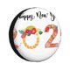 thumbnail image 1 of Fotbe 2025 New Year'S Funda de Llanta de Repuesto con Estampado, Engrosada, Ajuste Universal para Jeep, Remolque, RV, SUV, Camión-15 inch, 1 of 6
