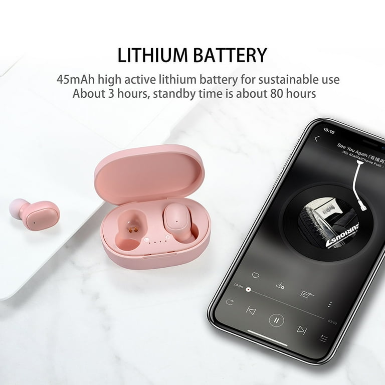 Pink wireless earbuds walmart outlet