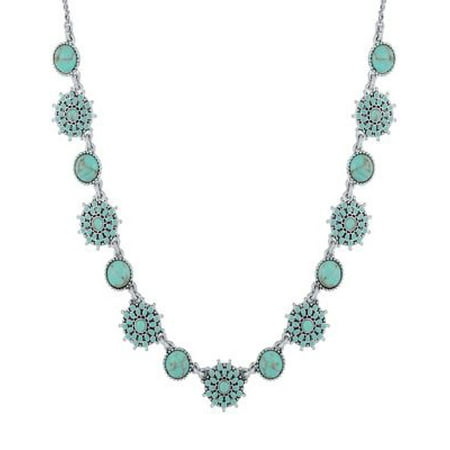 New West Turquoise Collar Necklace (The Best Jewelry Designers)