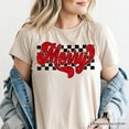 thumbnail image 5 of Merry Retro T‑Shirt, Christmas Checkered Tee, 5 of 6