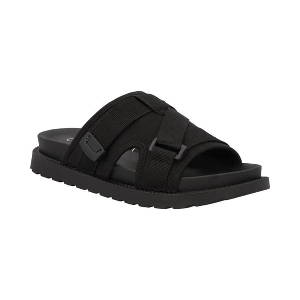 Sandalias Mujer Cómodas Ligeras OVX Slides Casuales negro 27 OVX XJ060