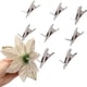 thumbnail image 4 of Mini clips de metal para flores navideñas, 30/50 piezas, adorno de flores para árbol de Navidad, clip fijo, decoraciones de guirnaldas navideñas, 4 of 5