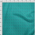 thumbnail image 3 of oneOone Cotton Poplin Fabric Leaves & Swirl Block Printed Craft Fabric BTY 42 Inch Wide, 3 of 4
