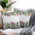 thumbnail image 3 of Outdoor Pillow Cover Palm Tree Leaves Branch Set of 2 Waterproof Throw Pillowcases Flowers Plant Nature Decorative Patio Furniture Pillows for Couch Garden Indoor & Outdoor Use, 3 of 9