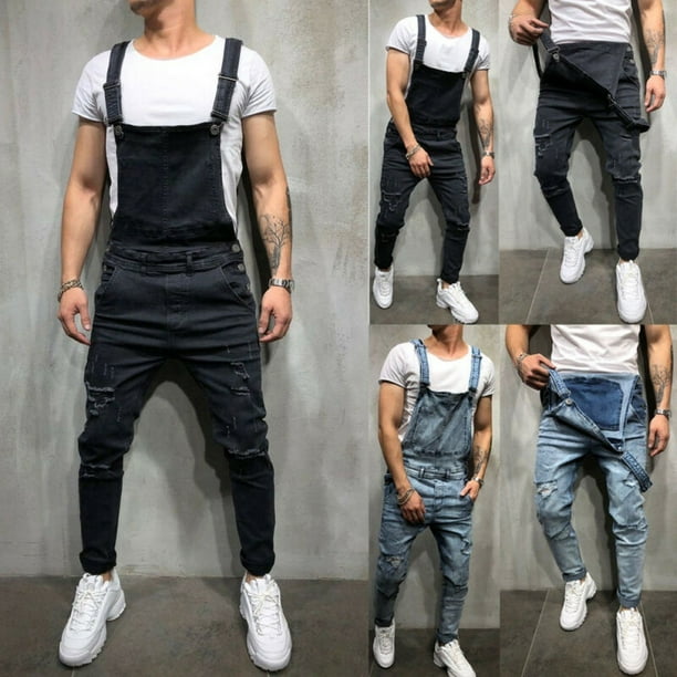 Distressed bib overalls sales